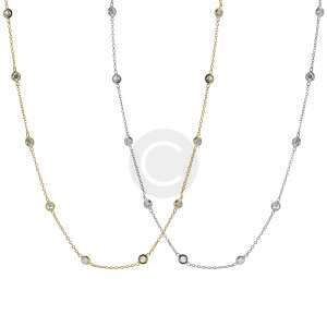 Gemstone and Diamond Accent Necklace